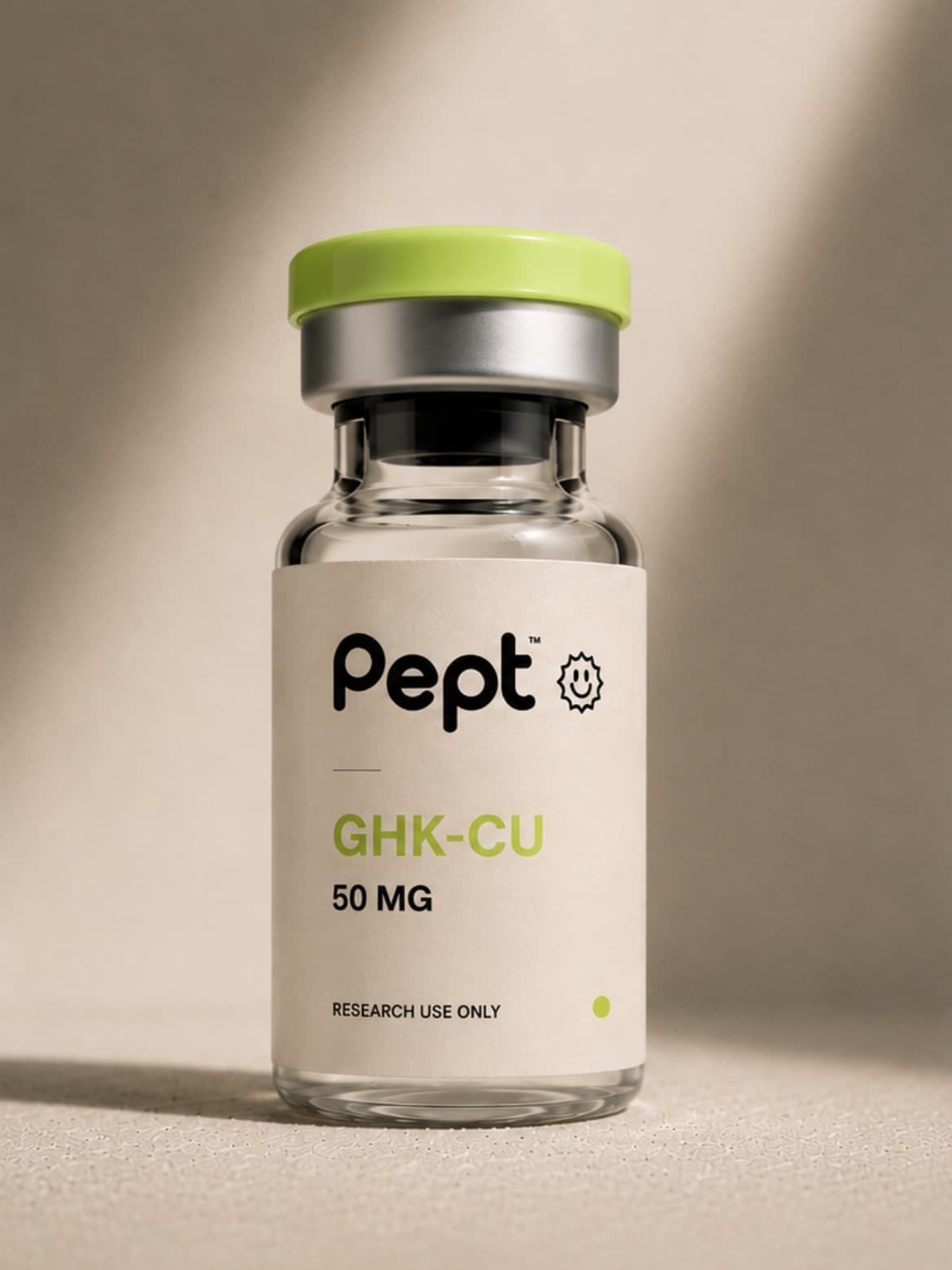 GHK-CU 50 MG / 100 MG Pept research vial