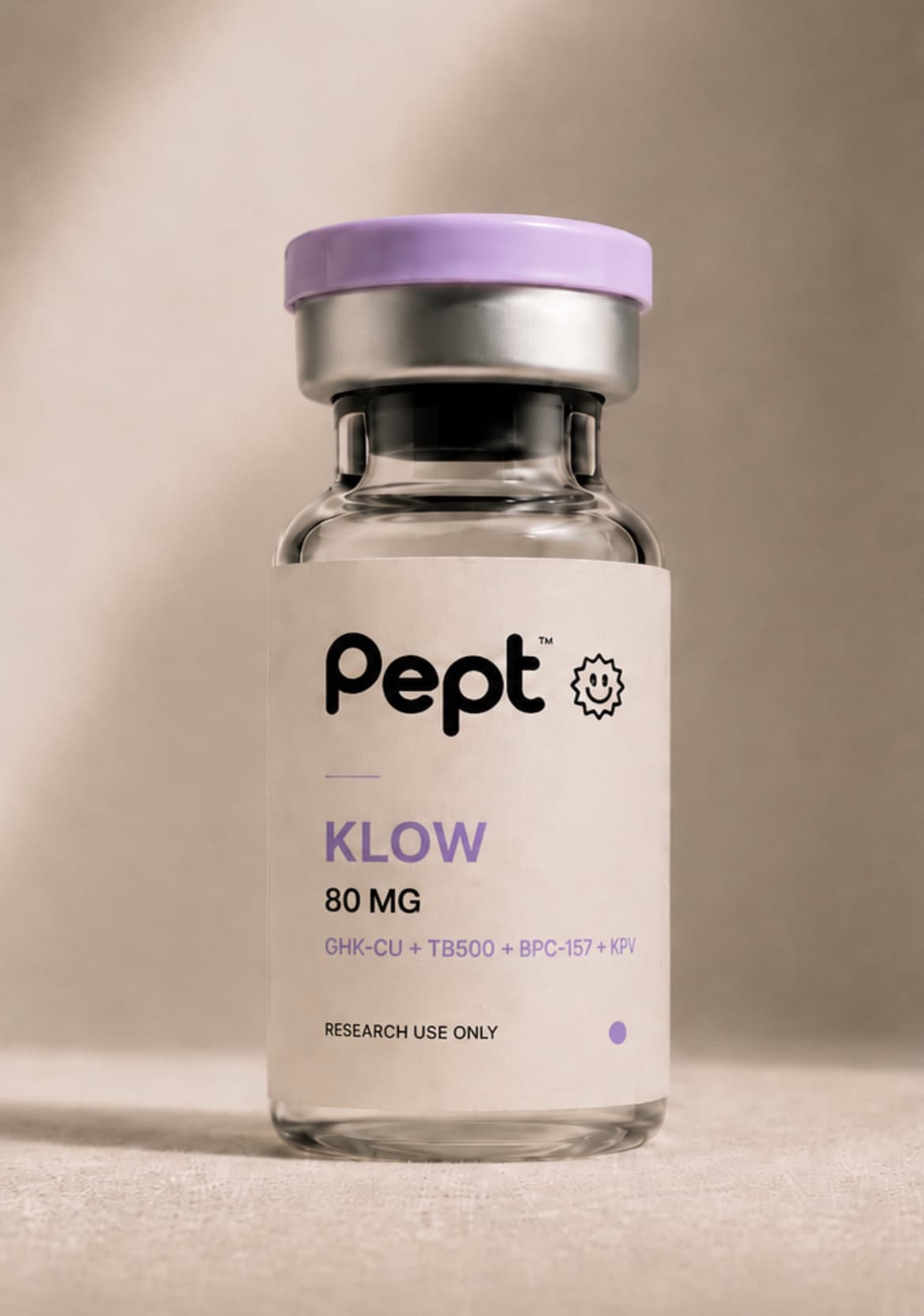 KLOW 80 MG Pept research vial