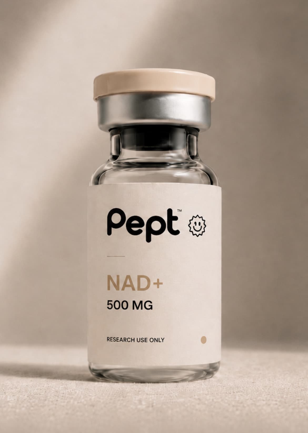 NAD+ 500 MG Pept research vial