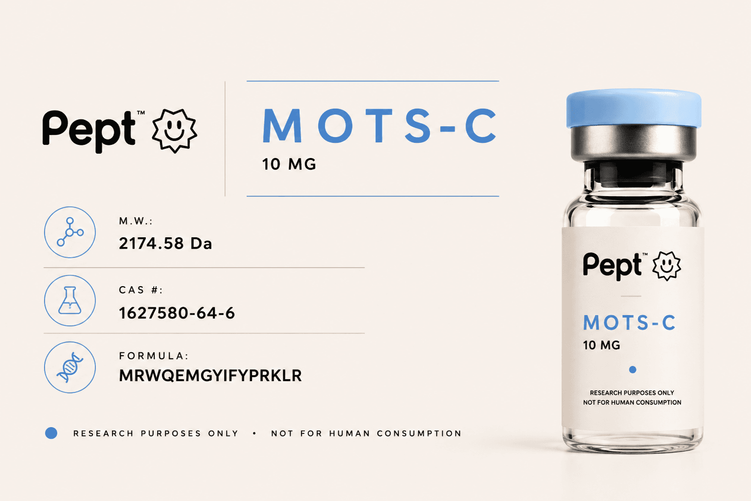 MOTS-C chemistry and product reference board