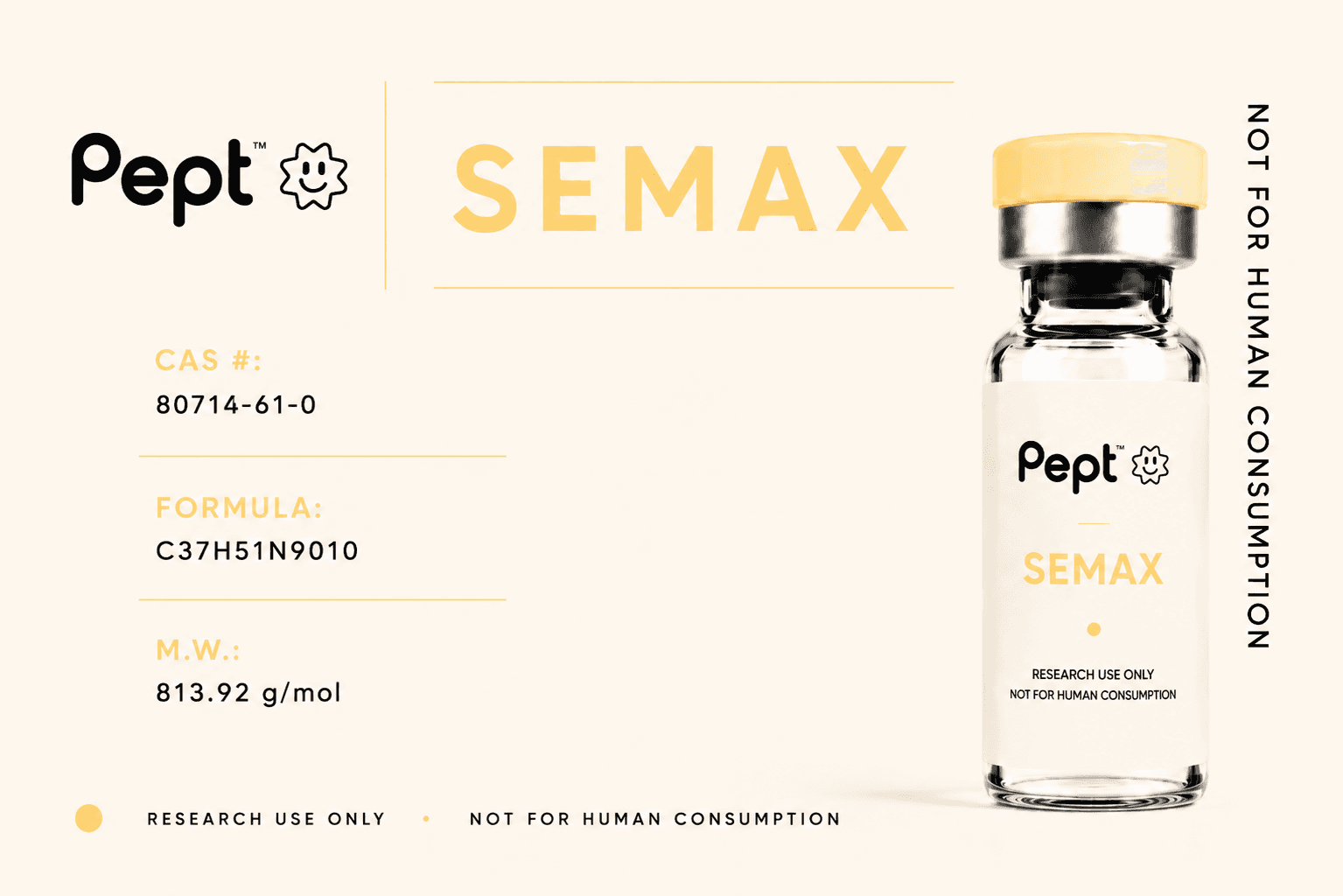 Semax chemistry and product reference board