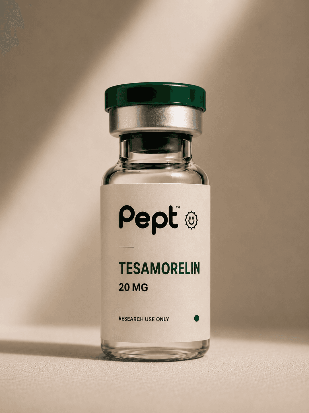 Tesamorelin 10 MG / 20 MG Pept research vial