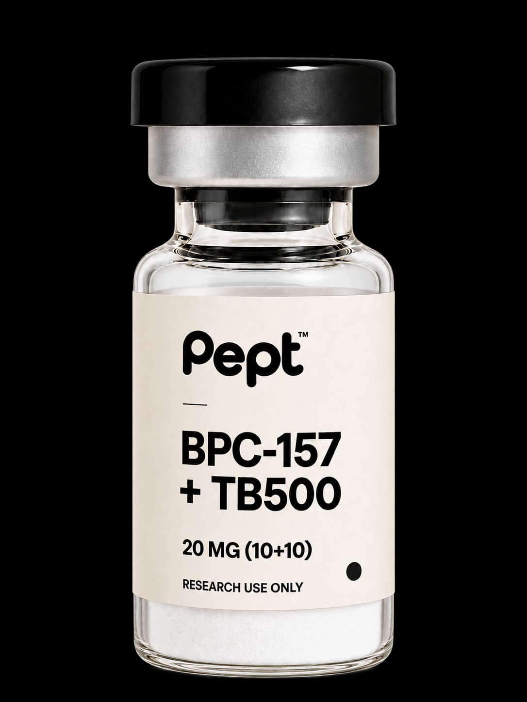 BPC-157 + TB500 20 MG (10+10) Pept research vial
