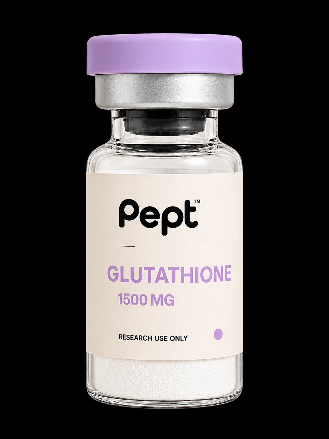 Glutathione research vial