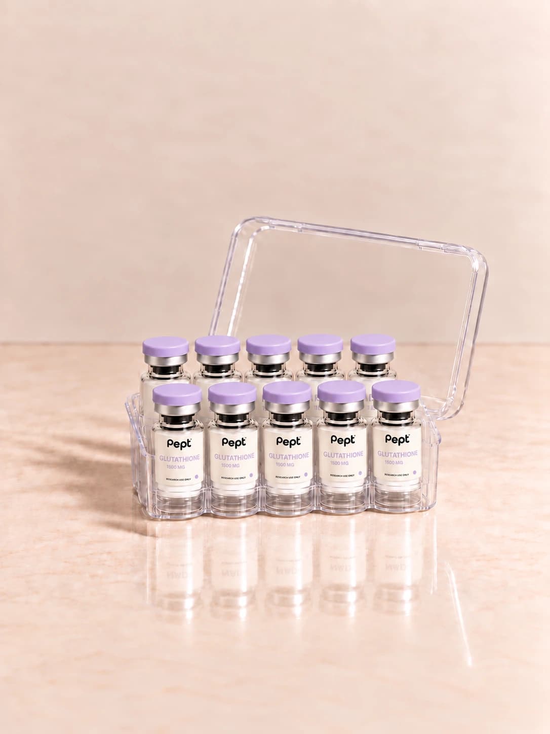 Glutathione 1500 MG 10-vial research kit