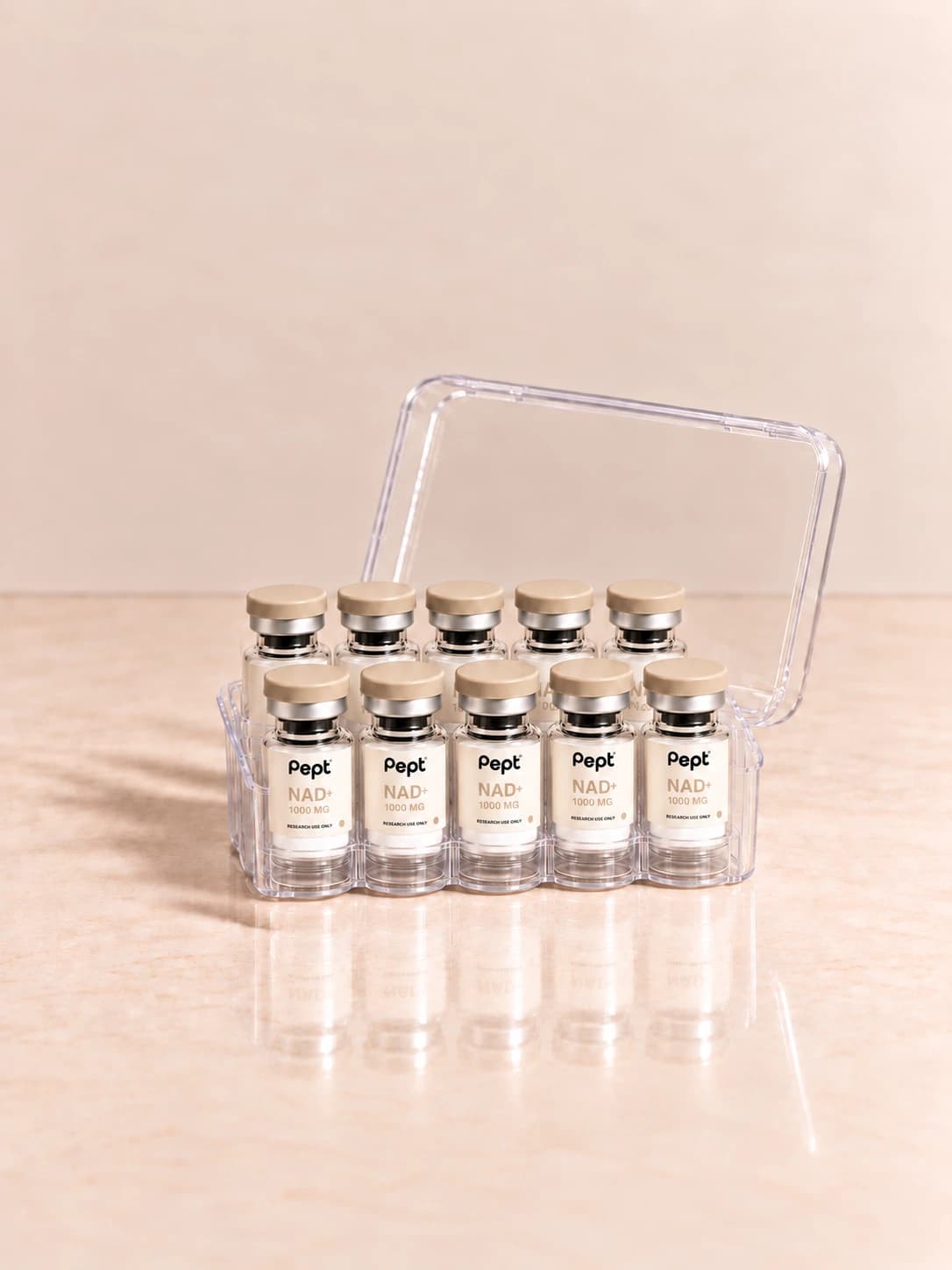 NAD+ 1000 MG 10-vial research kit