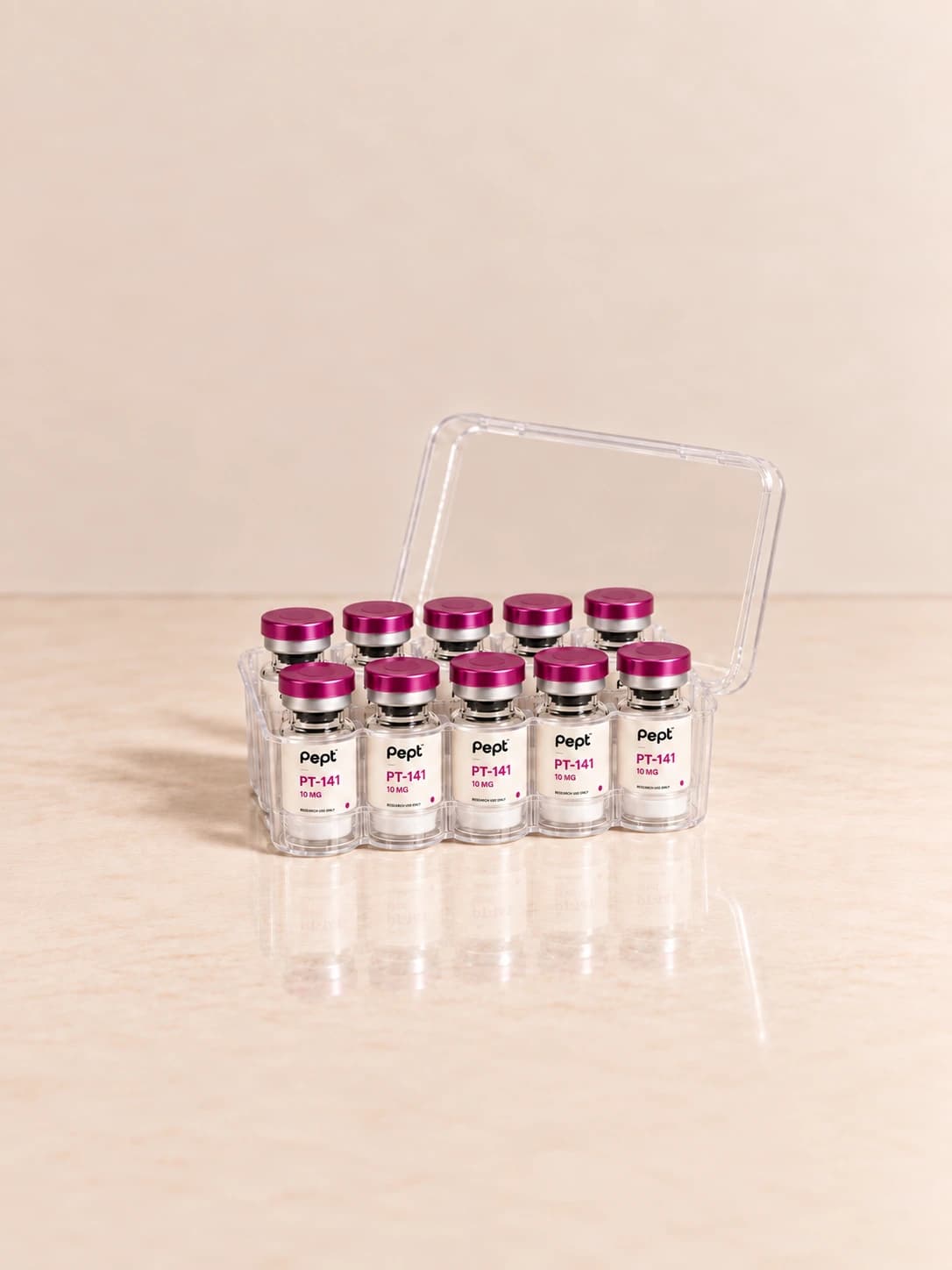 PT-141 10 MG 10-vial research kit