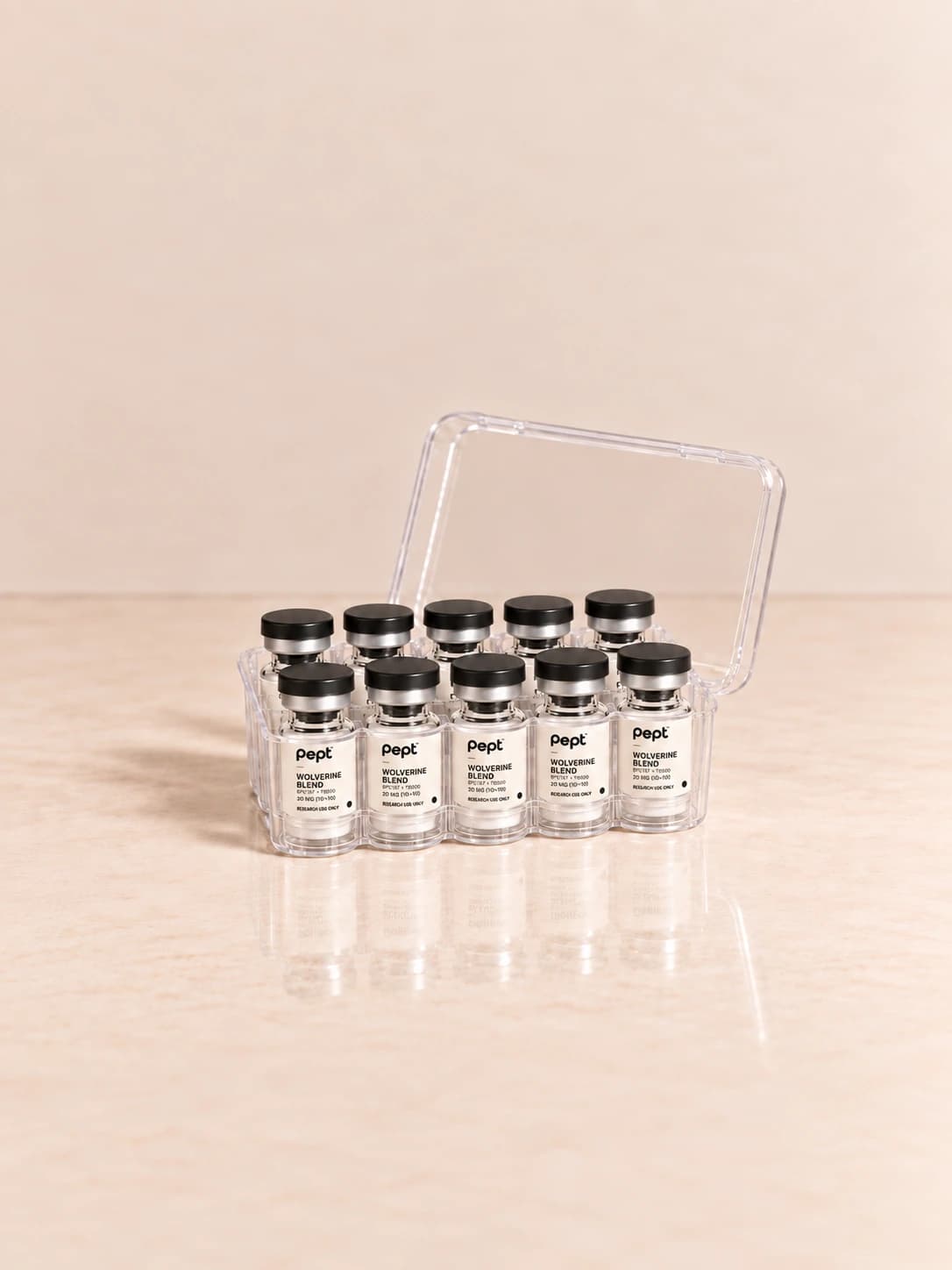 Wolverine 20 MG (10+10) 10-vial research kit